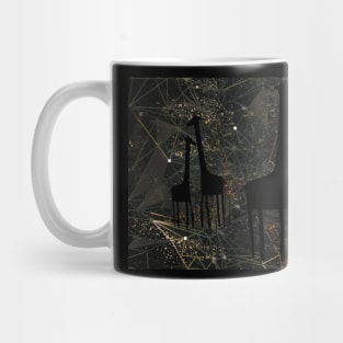 cosmic giraffes (black) Mug